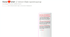 Desktop Screenshot of fonts4ever.com